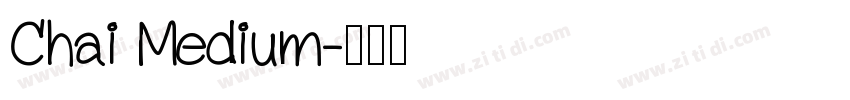 Chai Medium字体转换